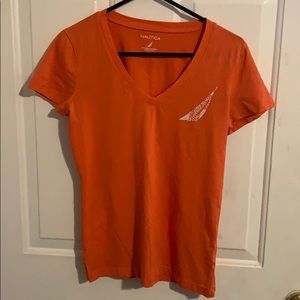 Nautica Orange Shirt